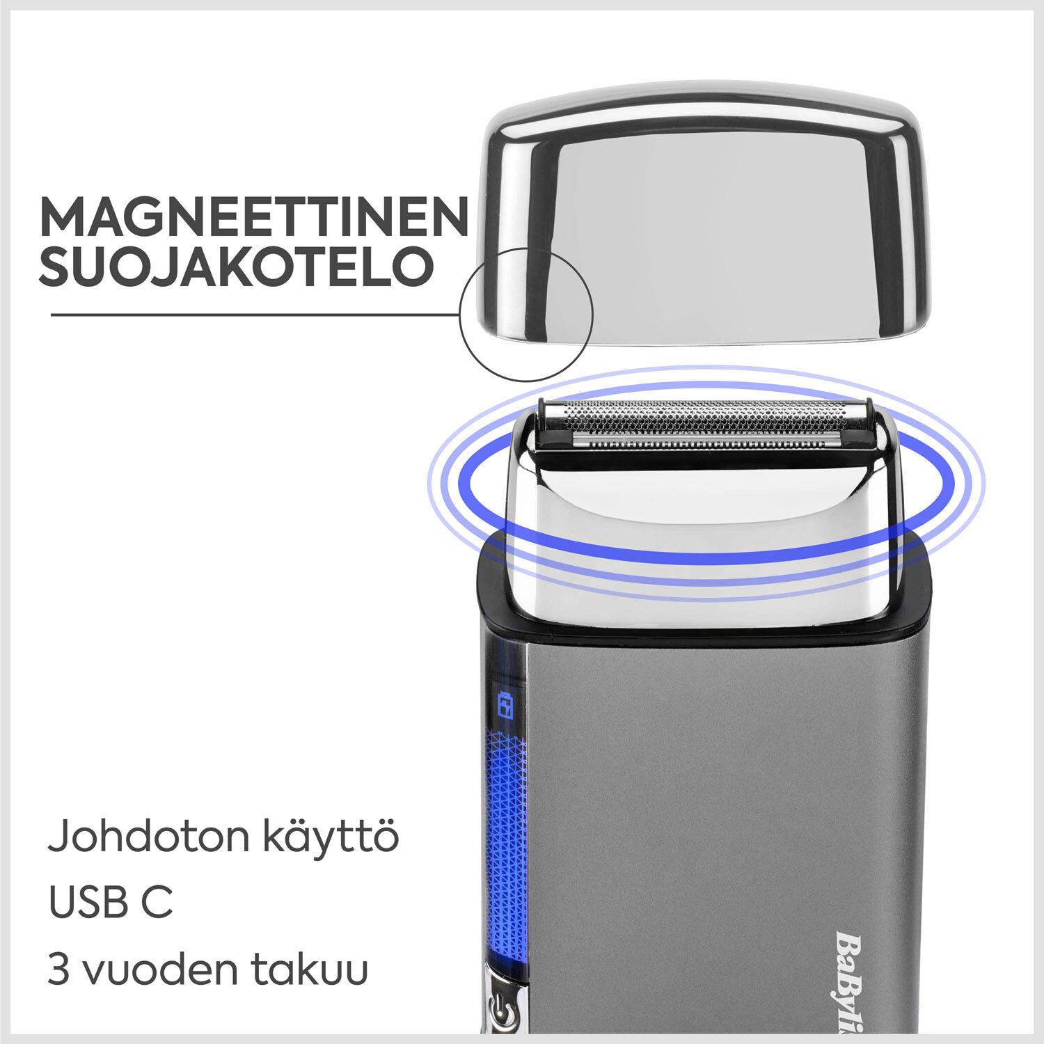 Super-X Metal Series Single Foil Shaver (Silver)